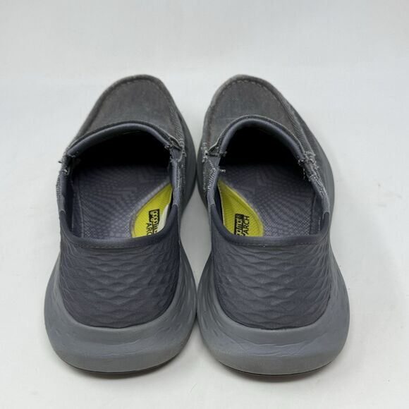 Skechers Parson Dewitt Slip Ins Shoes Mens 8.5 WW Extra Wide Fit Gray Comfort main image 4